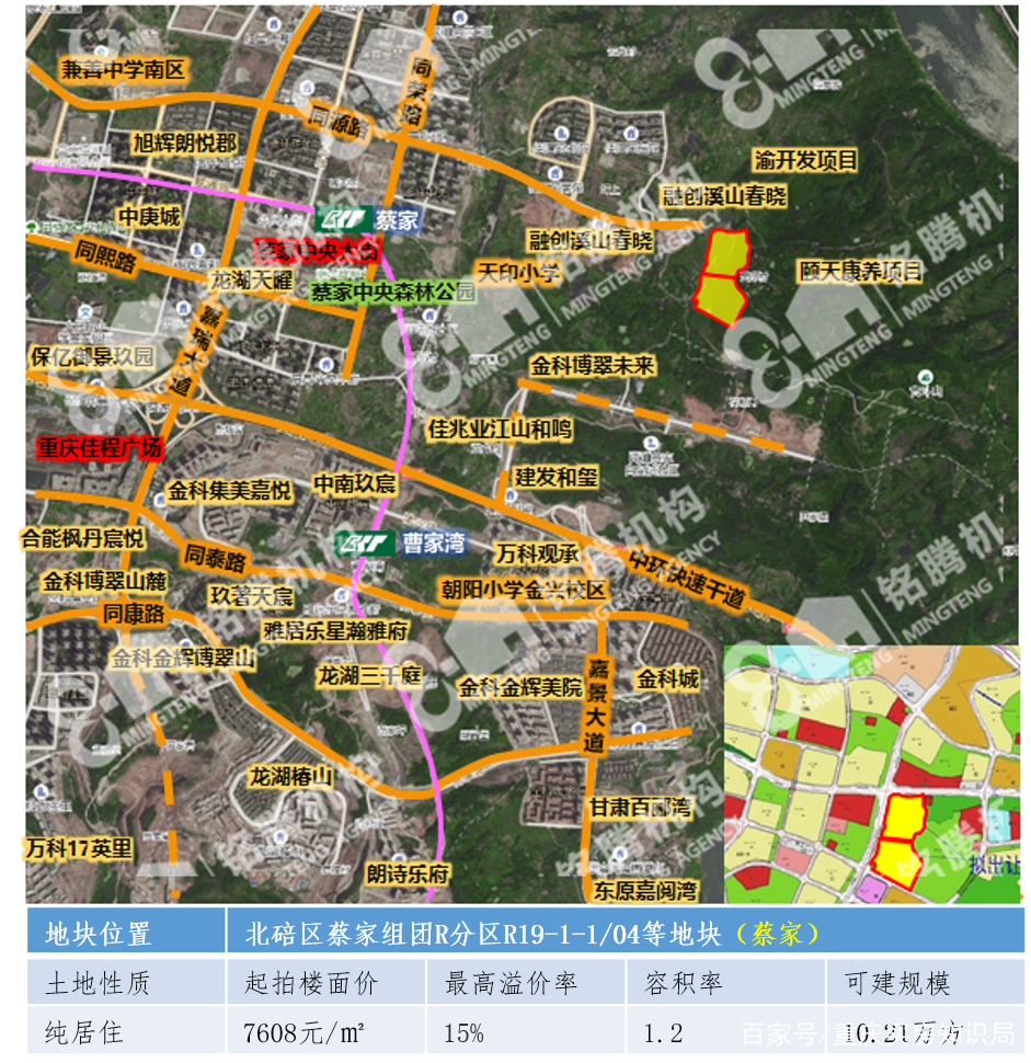 北碚长滩未来城市新面貌的规划展望